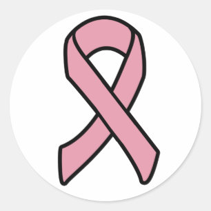 Autocollant de ruban de cancer du sein - customis