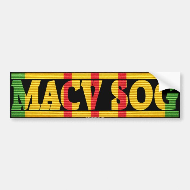 Autocollant de ruban de service de MACV SOG (Devant)