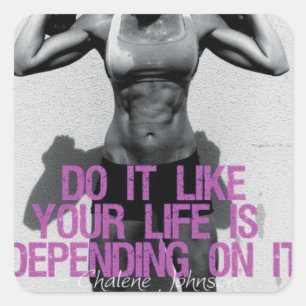 Autocollant de salle de gym Motivational Bodybuild