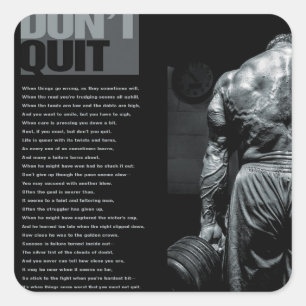 Autocollant de salle de gym Motivational Bodybuild