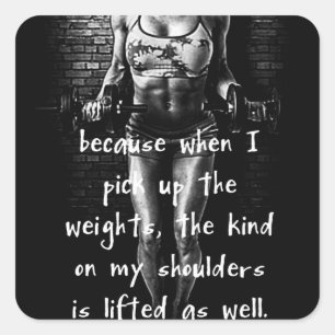 Autocollant de salle de gym Motivational Bodybuild