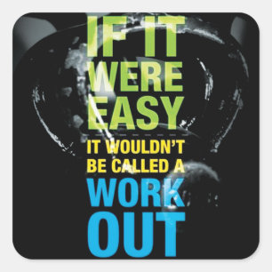 Autocollant de salle de gym Motivational Bodybuild