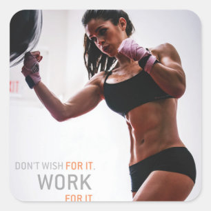 Autocollant de salle de gym Motivational Bodybuild