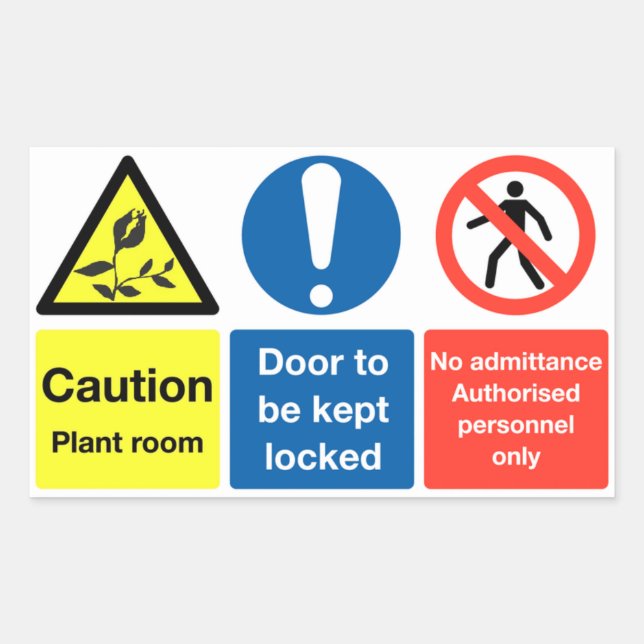 autocollant de salle plante (Devant)