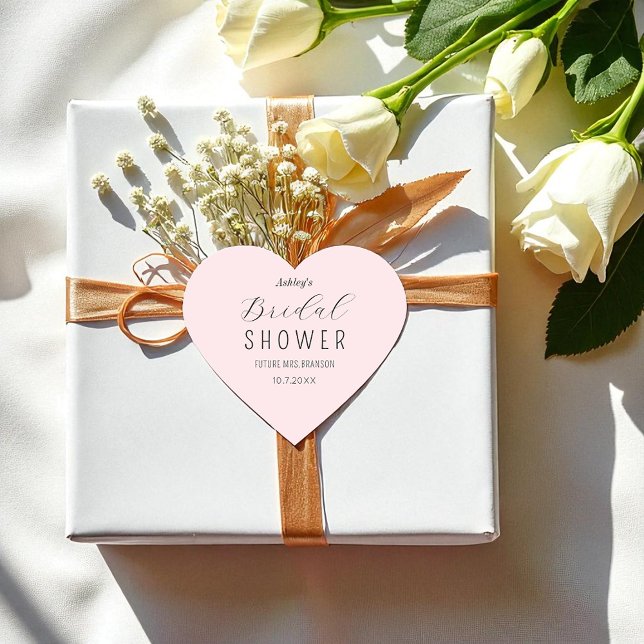 Autocollant de script élégant pour douche de marié (Créateur téléchargé)