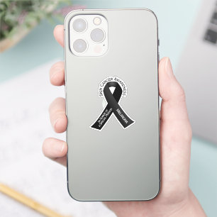 Autocollant de sensibilisation au cancer de la pea