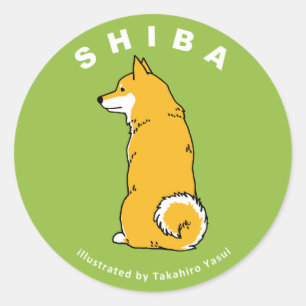 Autocollant de Shiba
