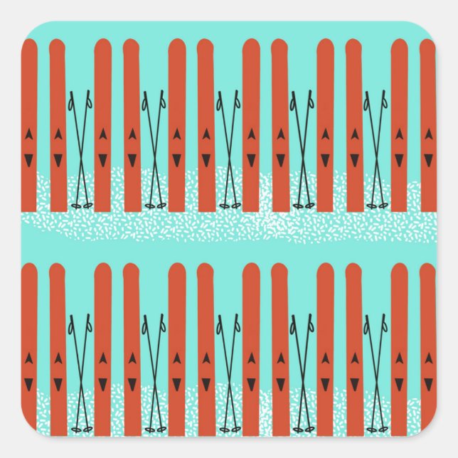 Autocollant de ski (Devant)