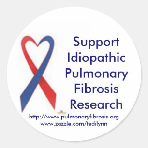 Autocollant de soutien de fibrose pulmonaire