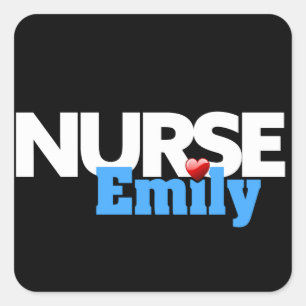 Autocollant de spectacle Emily Nurse, noir