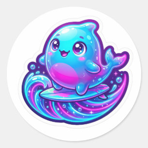 Autocollant de surf Cute 3D Sherro Aniimo