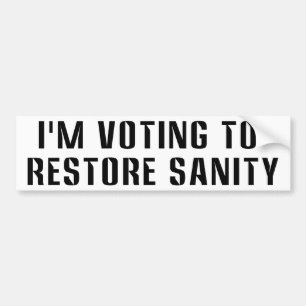 Autocollant de taille pour voiture pour le vote po