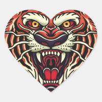 Autocollant de tatouage complet de style oldschool