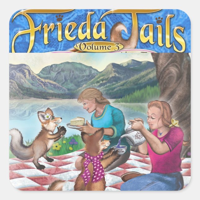 Autocollant de thé du volume de queues de Frieda 3 (Devant)
