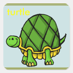 autocollant de tortue