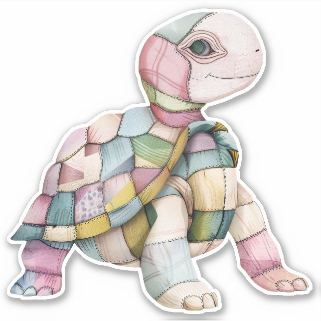 Autocollant de tortue à cliquet (Devant)