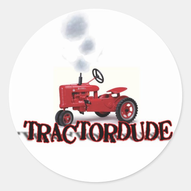 Autocollant de Tractordude (Devant)