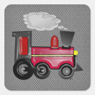 Autocollant de train 3D