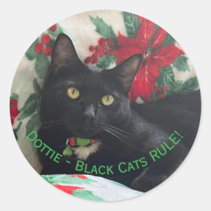Autocollant de vacances Black Cat