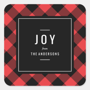 Autocollant de vacances de coin du feu