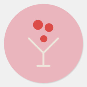 Autocollant de vacances Pink Martini Holly Jolly