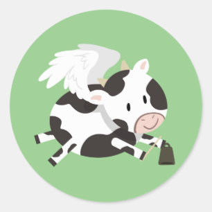 Autocollant de vache