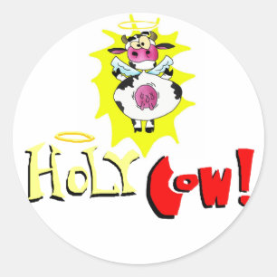 autocollant de VACHE SAINTE
