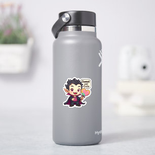 Autocollant de vampire chibi "Mignon et adorable"