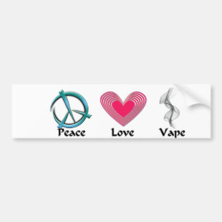 Autocollant de Vape d'amour de paix