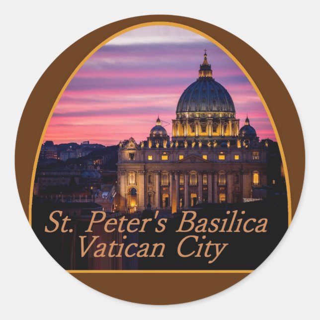 Autocollant de VATICAN Italie (Devant)