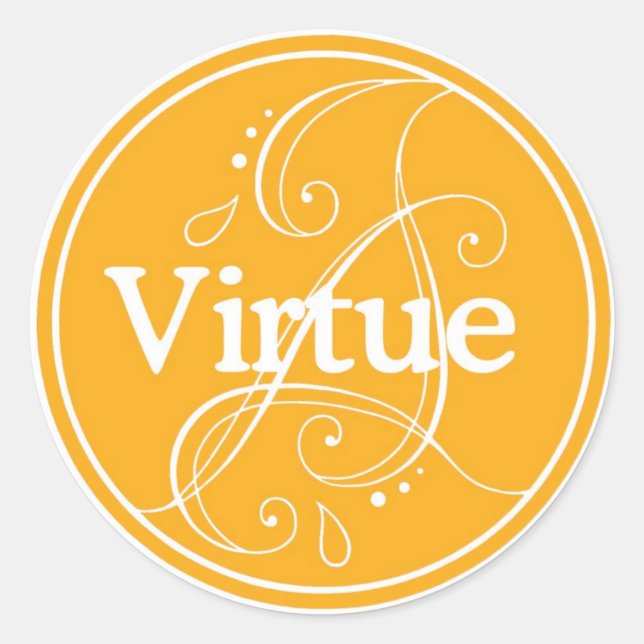 Autocollant de vertu (Devant)