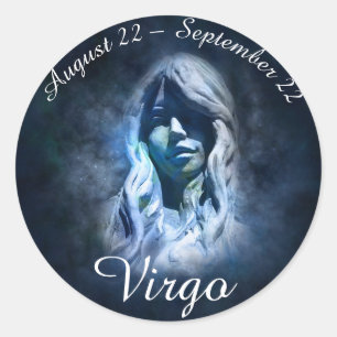 Autocollant de Vierge de signe de zodiaque