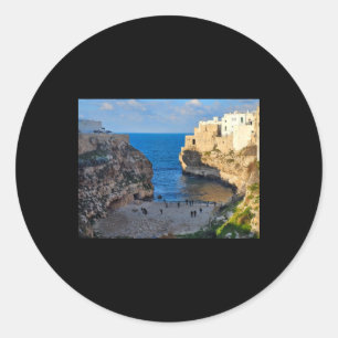 Autocollant de ville côtière Monopoli