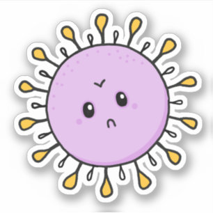 Autocollant de virus