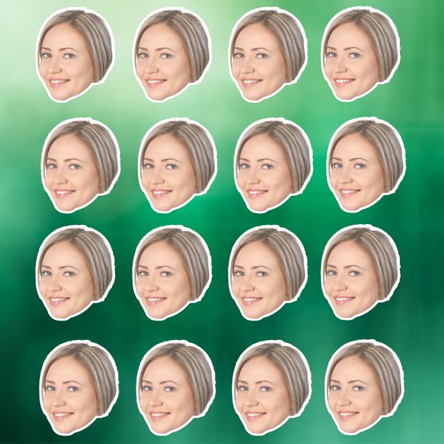 Autocollant de visage personnalisé, Autocollants p (Créateur téléchargé)