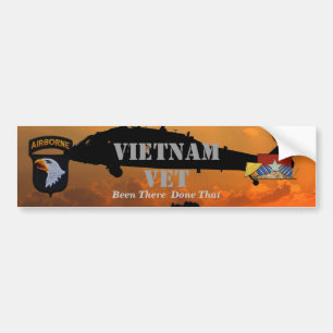 Autocollant De Voiture 101e division aéroportée vietnam guerre