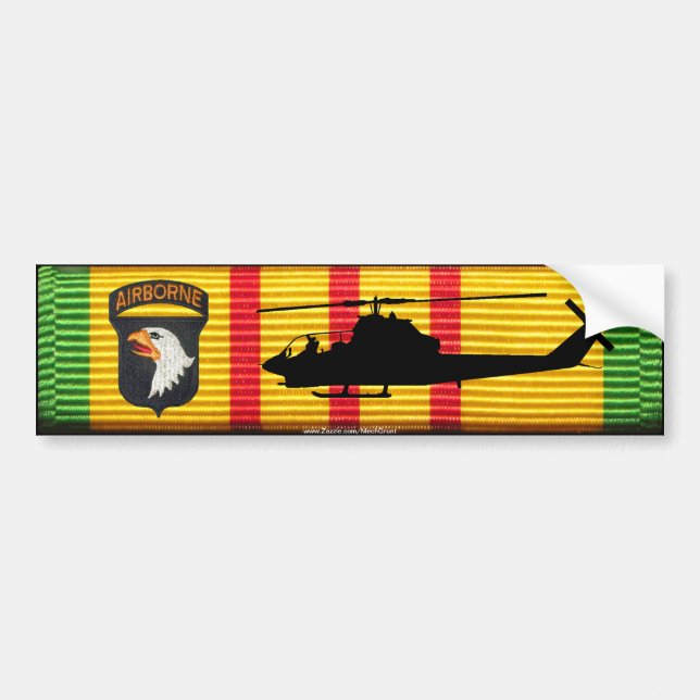 Autocollant De Voiture 101st Division aéroportée. Adhésif pour pare-chocs (Devant)