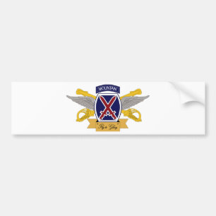 Autocollant De Voiture 10th Mountain Division Aviation (AVN)