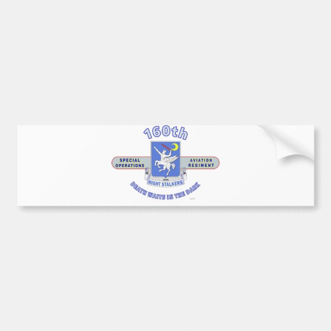 Autocollant De Voiture 160TH Le RÉGIMENT d'AVIATION d'OPÉRATION SPÉCIALE (Devant)