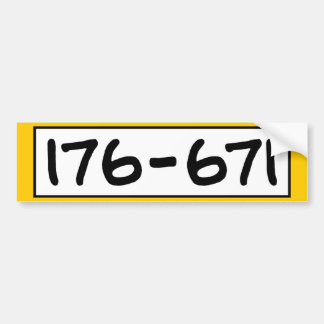 AUTOCOLLANT DE VOITURE 176-671