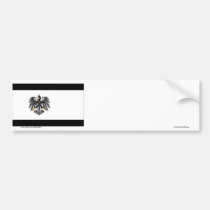Autocollant De Voiture 1892-1918) drapeaux de la Prusse de Preussen (