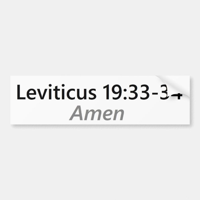 Autocollant De Voiture 19h33 de Leviticus - 35 (Devant)