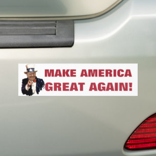Autocollant De Voiture 2024 Rendre sa grandeur à l'Amérique Donald Trump