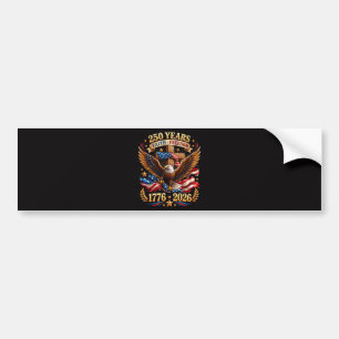 Autocollant De Voiture 250 Ans de Foi Liberté Aigle Patriotique