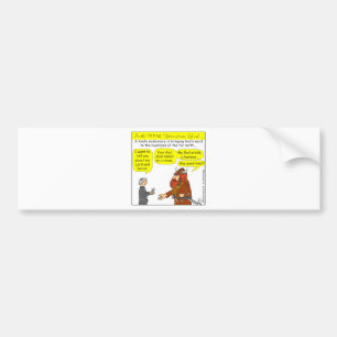 Autocollant De Voiture 258 Dieu/bande dessinée athée d'humour en couleurs