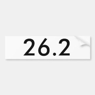 Autocollant De Voiture 26,2 Adhésif pour pare-chocs