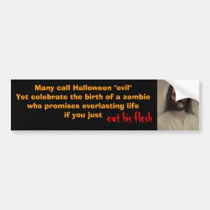 Autocollant De Voiture 2d2ars5, beaucoup appellent Halloween "mal "