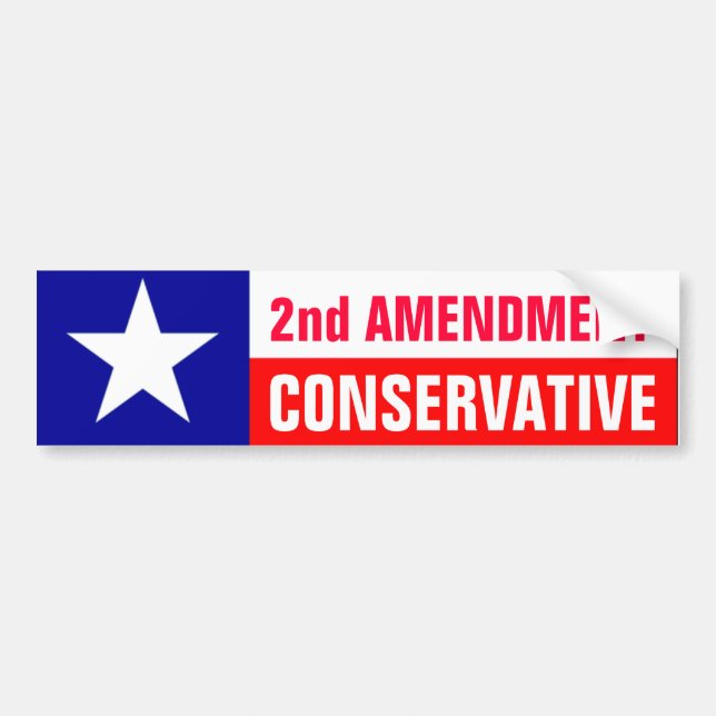 Autocollant De Voiture 2ème Conservateur d'amendement (Devant)
