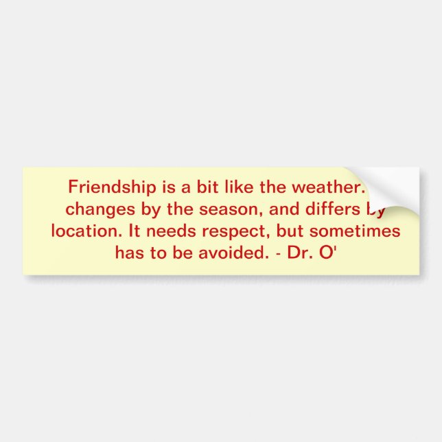 Autocollant De Voiture 3SqRepas # 59 Bumper Sticker (Devant)