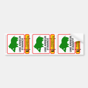 Autocollant De Voiture 3x STICKER VOITURE - UNE ARDEUR D'AVANCE